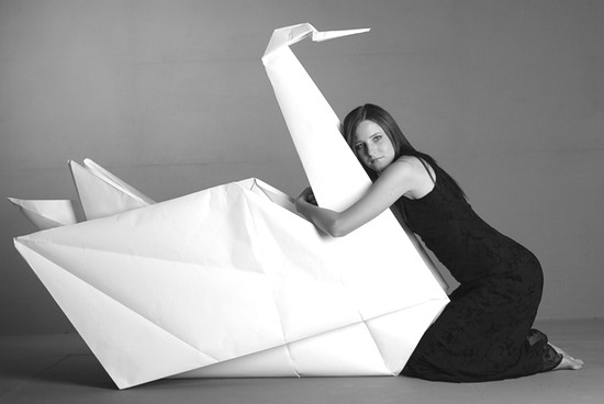 Оригами - бумажный журавлик