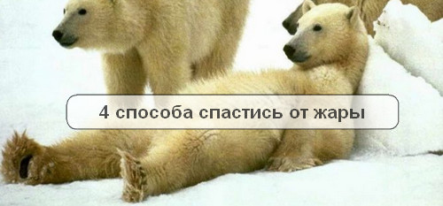 от жары